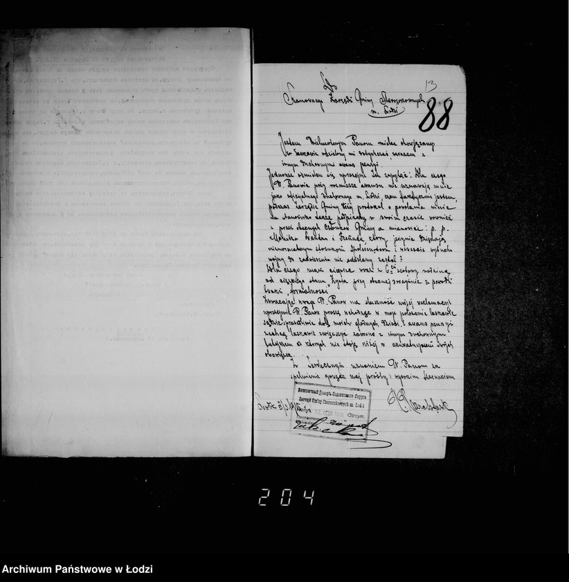 Obraz 16 z jednostki "Akta dotyczące nieetatowego duchownego H. Hercsztarka"