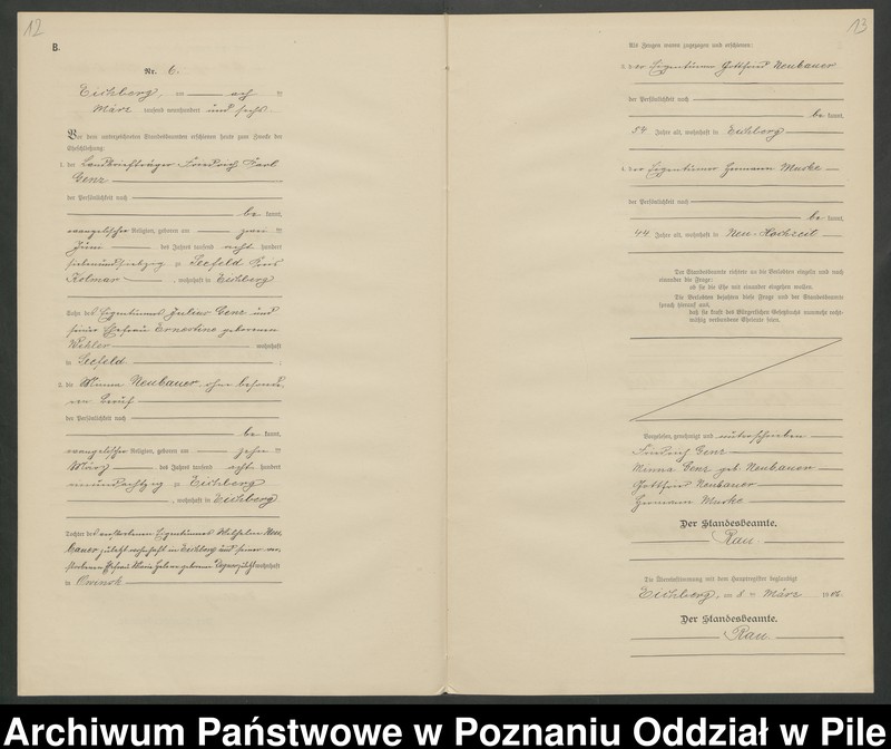 Obraz 9 z jednostki "Księga małżeństw"