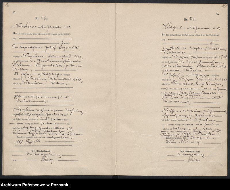 Obraz 16 z jednostki "Sterbe-Haupt-Register"