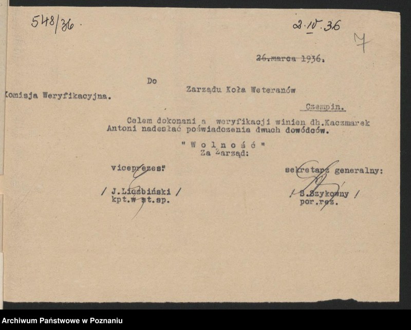 Obraz 9 z jednostki "Czempiń, powiat Kościan akta koła."