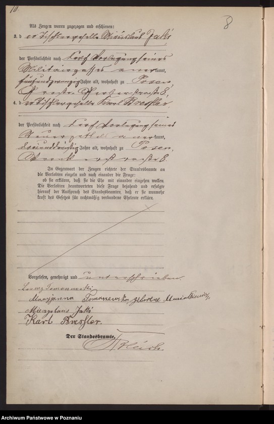 Obraz 19 z jednostki "Księga małżeństw t. I"