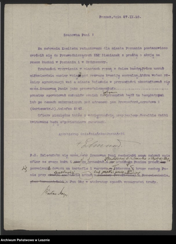 Obraz 2 z jednostki "List bpa Dalbora do Wandy Chłapowskiej"