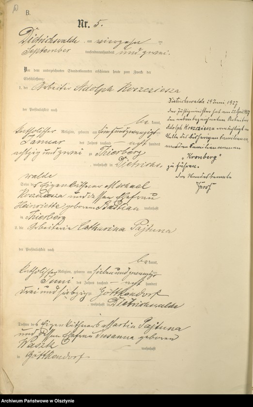 image.from.unit.number "Heiraths-Haupt-Register Nr 1 - 8"