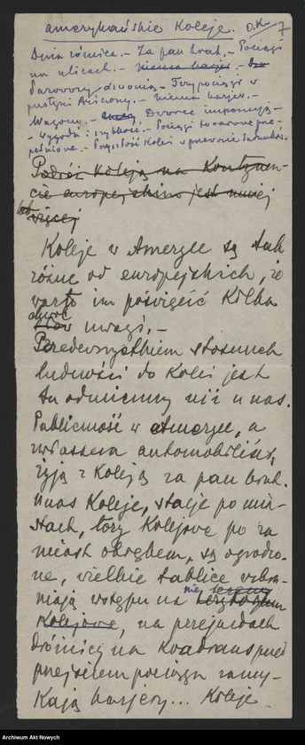Obraz 9 z jednostki "Artykuły o wrażeniach z podróży po St. Zjednoczonych, pisane prawdopodobnie dla "Kuriera Warszawskiego" lub "ABC""