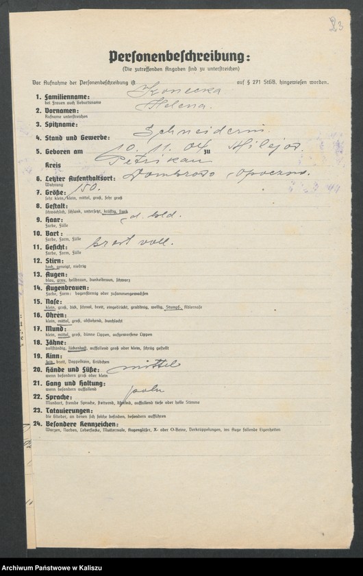 image.from.unit.number "[Akta osobowe więźnia - Konecka Helena, zam. Dąbrowo, pow. Opoczno]"