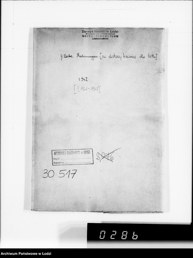 Obraz 4 z jednostki "G. Sache. Rechnungen [za dostawy towarów dla Getta]"