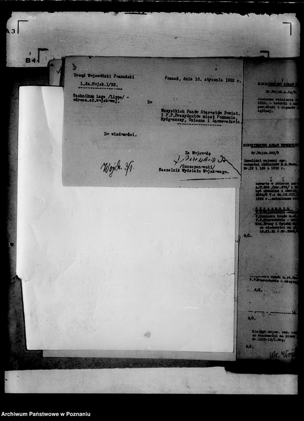 Obraz 7 z jednostki "/Zbiór ogólników władz nadrzędnych/ Ministerstwa Spraw Wewnętrznych"