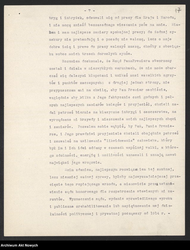 image.from.unit.number "Działalność polityczna i wojskowa Władysława Sikorskiego jako premiera Rządu RP na emigracji i Naczelnego Wodza. T. II. Poparcie programu nowego rządu przez Polonię z Chicago. Sprawa ewakuacji wojskowych polskich z Francji. Korespondencja. Memoriał S. Ołpińskiego: "W odpowiedzi na krążące plotki i zarzuty"."