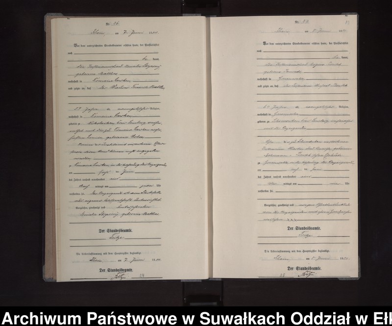 image.from.unit.number "Sterbe-Neben-Register des Königlichen Preussischen Standes-Amtes Orlen Kreis Loetzen"