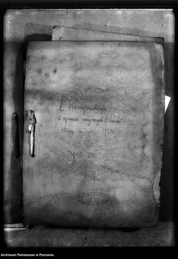 Obraz 4 z jednostki "Korespondencja w sprawie miejscowych Niemców, którzy zginęli w 1939 roku A - Z"