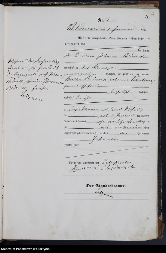 image.from.unit.number "Geburts-Haupt-Register Nr 1 - 65"