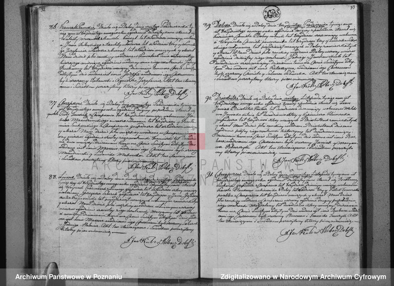 Obraz 18 z jednostki "Księga urodzeń, małżeństw i zgonów"