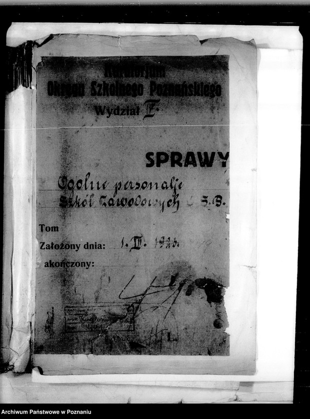 Obraz 4 z jednostki "Ogólne personalia Szkół zawodowych"