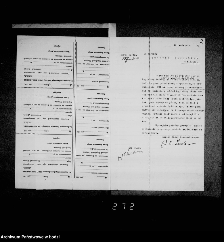 Obraz 13 z jednostki "Akta dotyczące mikwy przy ul. Zachodniej 58"