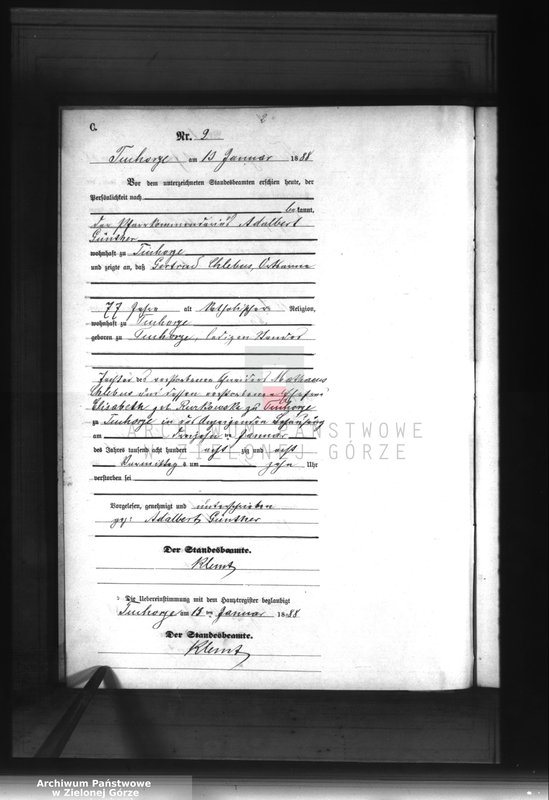 Obraz 5 z jednostki "Sterbe-Neben-Register"