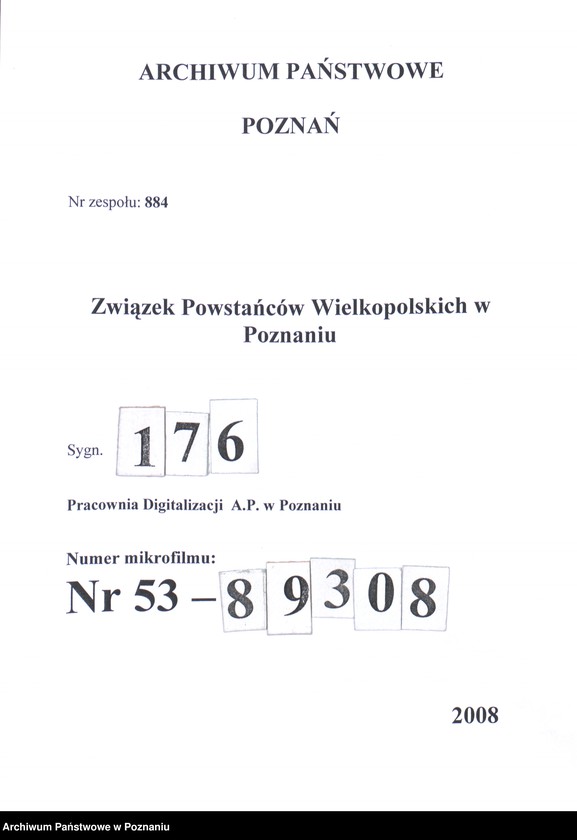 Obraz 1 z jednostki "Poznań - Wilda. Protokolarz zebrań zarządu."