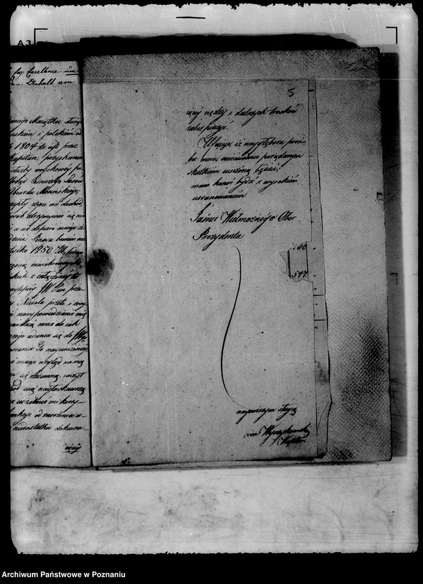 Obraz 10 z jednostki "Die Entlassung und Pensionierung des Herrn Oberförsters von Wyrzykowski zu Moschin /Mosina/."