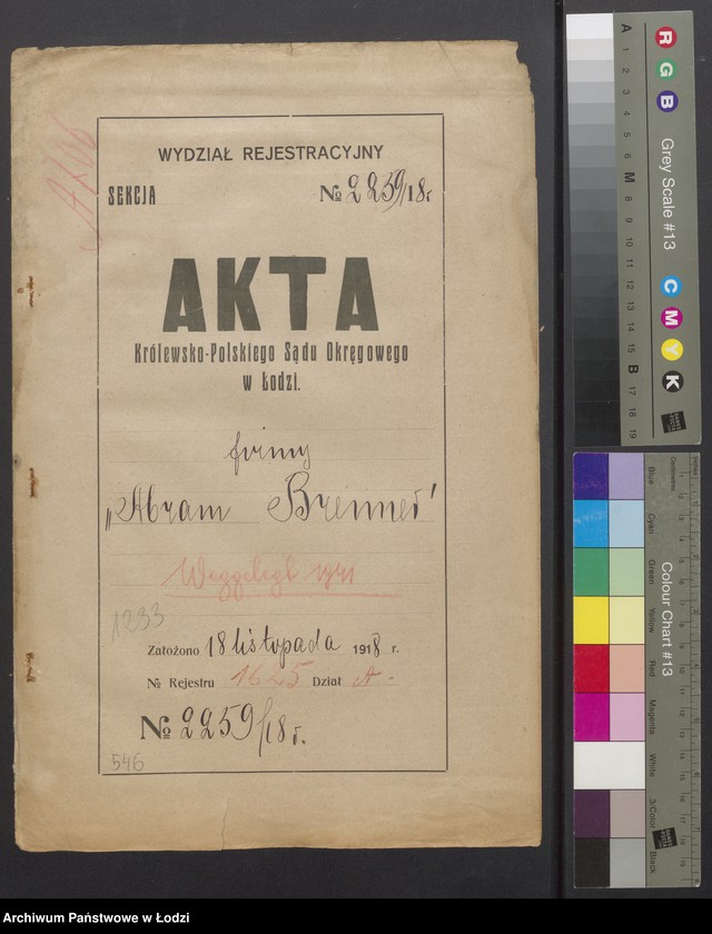 Obraz 2 z jednostki "Abram Brenner- sprzedaż towarów manufakturowych"