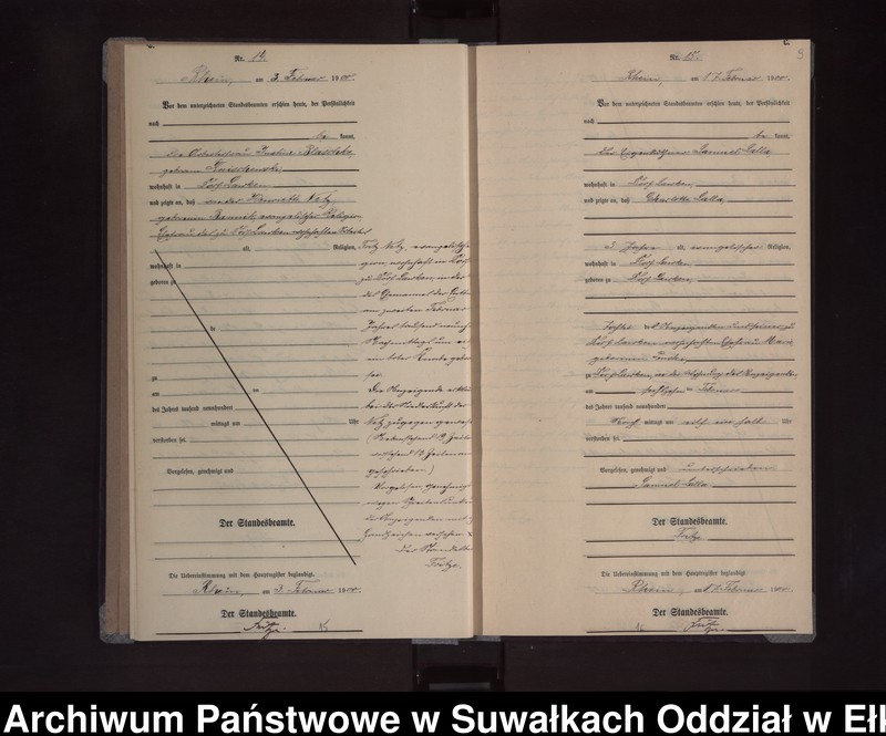image.from.unit.number "Sterbe-Neben-Register des Königlichen Preussischen Standes-Amtes Orlen Kreis Loetzen"
