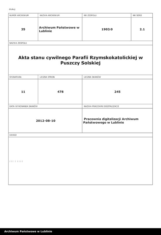 Obraz 2 z jednostki "Księga urodzeń"