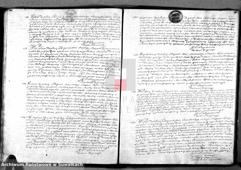 image.from.unit.number "Księga duplikat akt urodzonych, zaślubionych i zgonów w parafii wigierskiej"