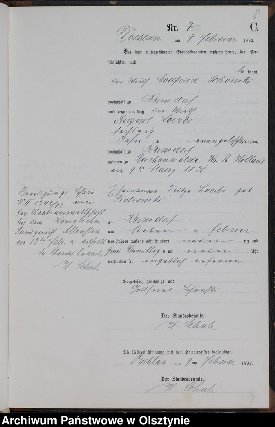 image.from.unit.number "Sterbe-Neben-Register Nr 1 - 33"