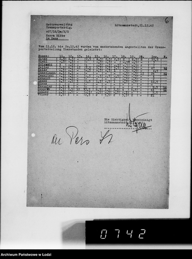 Obraz 10 z jednostki "Überstunden"