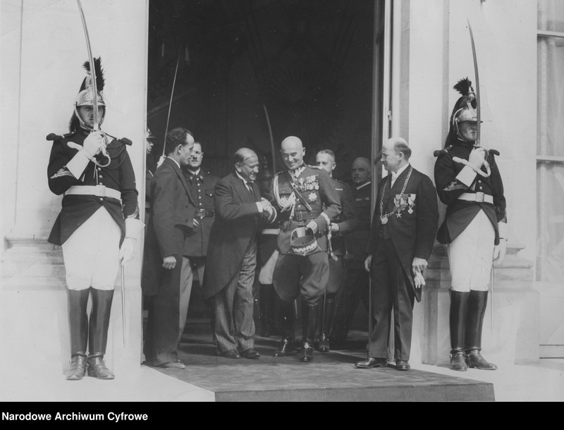 image.from.unit.number "Wizyta Generalnego Inspektora Sił Zbrojnych RP generała Edwarda Rydza-Śmigłego we Francji - pobyt w Paryżu"