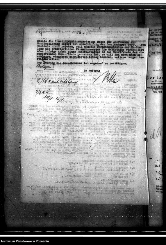 Obraz 11 z jednostki "Bau von Behelfsheimen im Kreise Gnesen (Gniezno)"