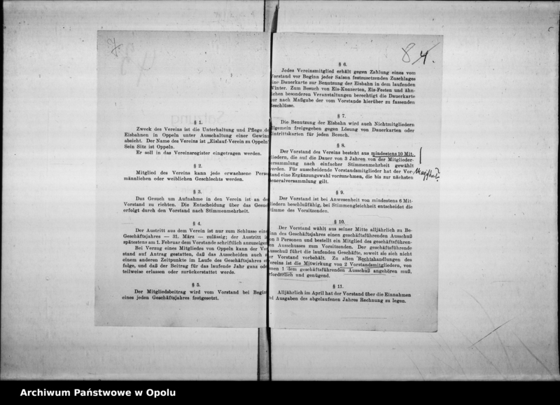 Obraz 9 z jednostki "Erledigte Bürgschaften. Bürgschaftssache Eislauf - Verein Bürgschaftssache Bauunternehmungsverein"