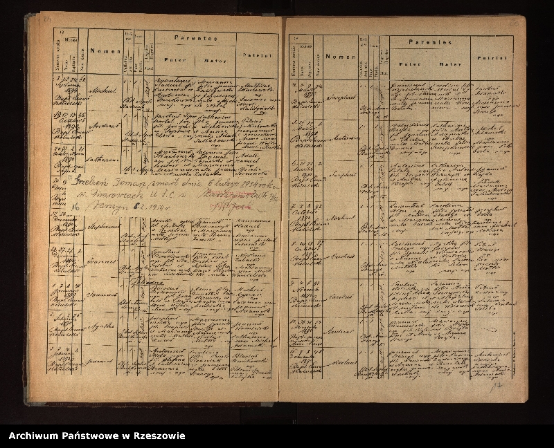 Obraz 19 z jednostki "Księga urodzeń, małżeństw i zgonów dla miejscowości Dudyńce, Jędruszkowce, Markowce, Pisarowce, Pobiedno"