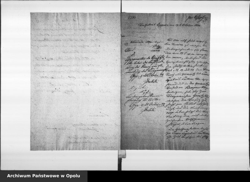 Obraz 18 z jednostki "Acta des Magistrats zu Oppeln betreffend die Untersuchung der Grenzstreitigkeiten durch die Grenz - Deputation. De Anno 1841. Vol. V"