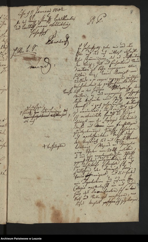 Obraz 10 z jednostki "[Die Verbesserung des Weges auf Fraustadt zu ad Instantiam des Herrn Landesdirektors Freicherrn von Schlichting]"