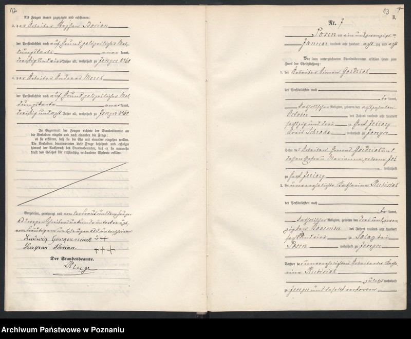 Obraz 9 z jednostki "Księga małżeństw"