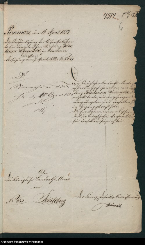 Obraz 9 z jednostki "A. betr. Johann Bolesław von Karśnicki zu Roszkówko"