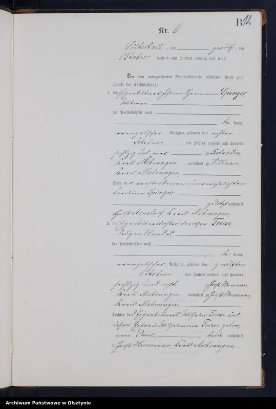 image.from.unit.number "Heiraths-Neben-Register nr 1 - 15"