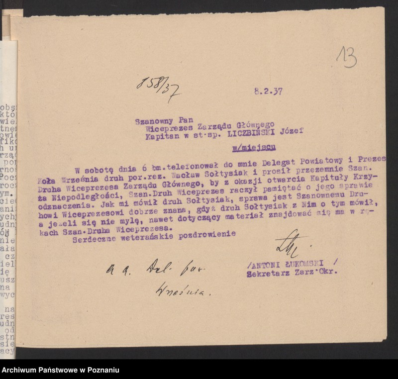 Obraz 18 z jednostki "Września - akta delegata powiatowego."