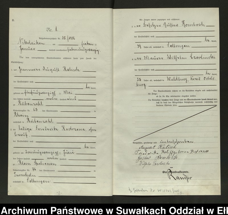 image.from.unit.number "Heirats=Haupt=Register des Königlichen Preussischen Standes-Amtes Nikolaiken Kreis Sensburg"