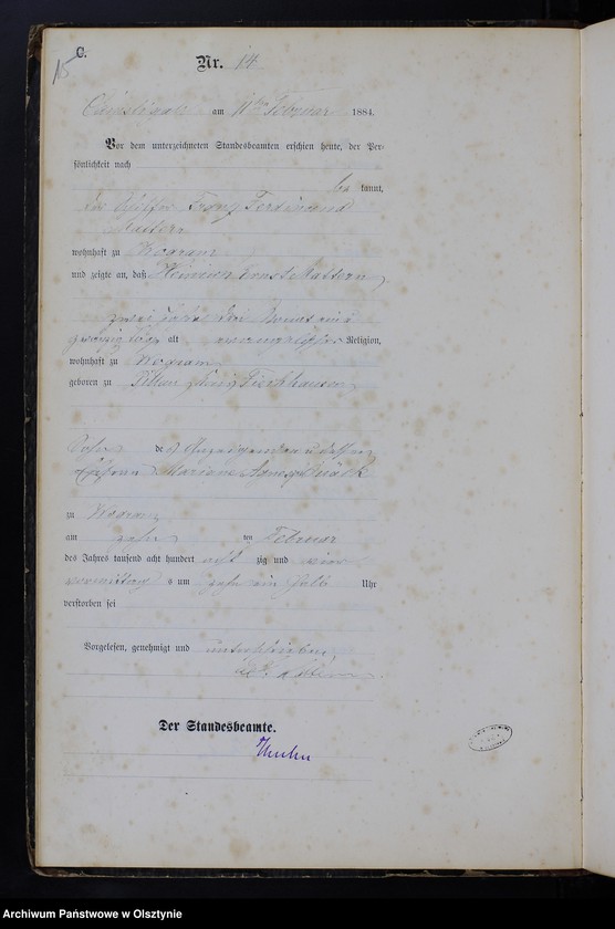 image.from.unit.number "Sterbe-Haupt-Register Nr 1 - 104"