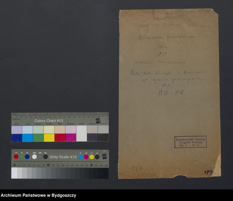 image.from.unit.number "Akta dotyczące układu z Niemcami w sprawie przekazywania akt [Układ polsko - niemiecki z dnia 22.12. 1926 r. o wydaniu akt]"