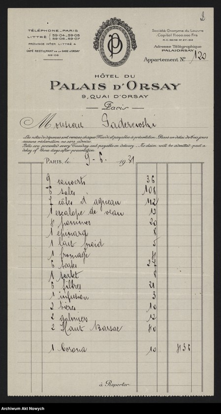 image.from.unit.number "Rachunki hotelowe i restauracyjne"