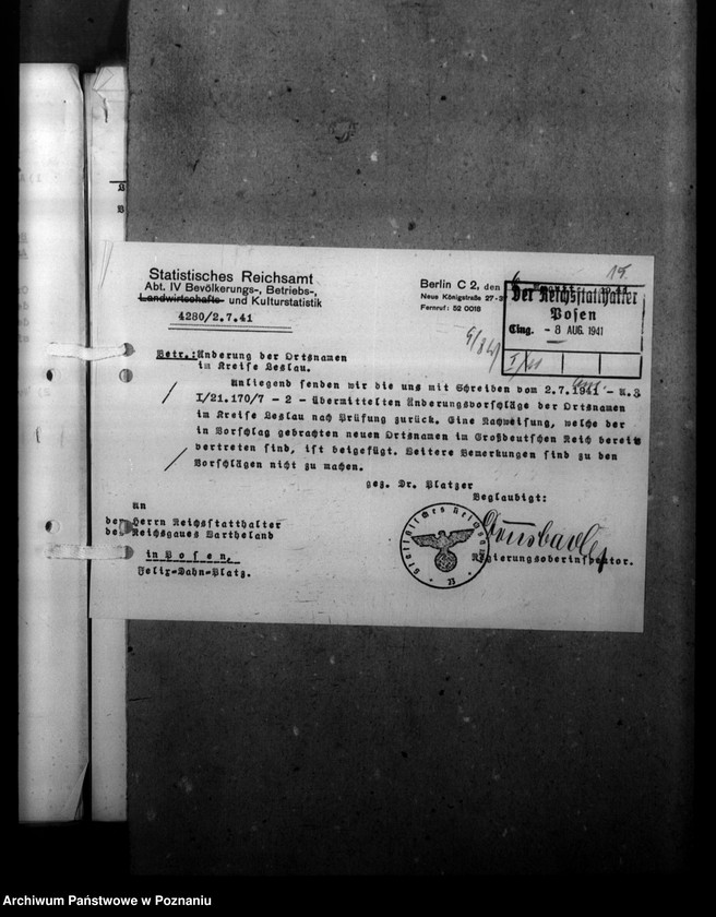 Obraz 19 z jednostki "Ortsnamenänderung Kreis Leslau - Włocławek"