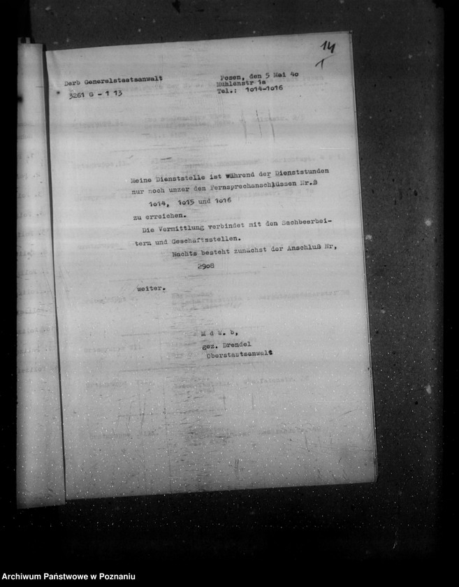 Obraz 19 z jednostki "Landratsämter, Landjahrlager, Kreisjägermeister (adresy)"