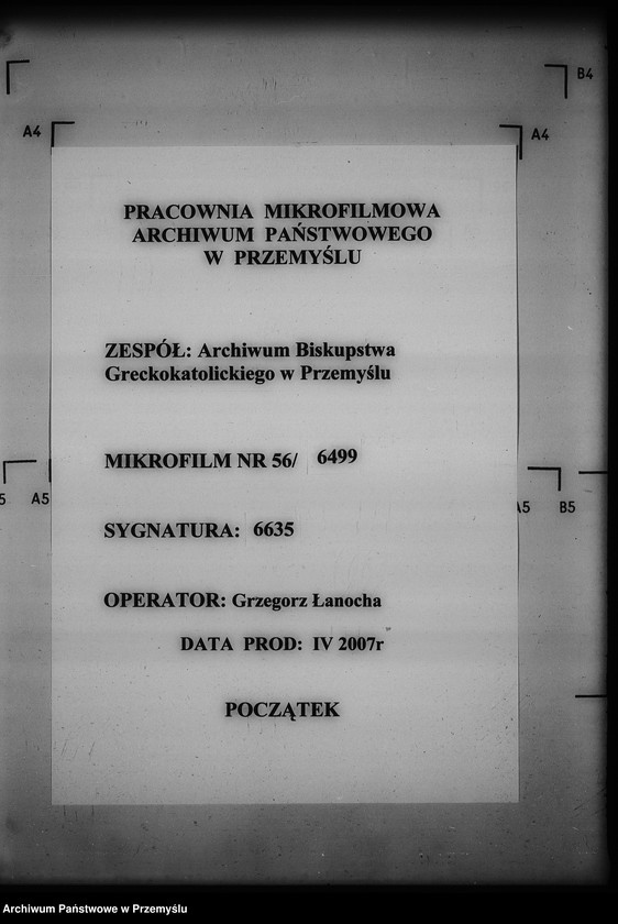 Obraz 1 z jednostki "[Kopie ksiąg metrykalnych parafii Boratyn z filią Madziarki (dekanat Bełz)]"