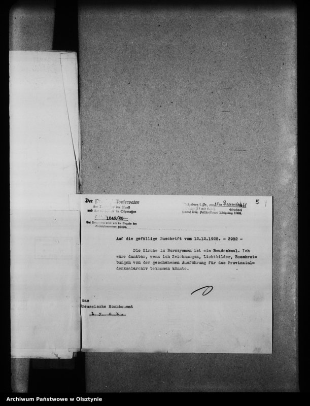 image.from.unit.number "Borschimmen /Borzymin/, evangelische Kirche"