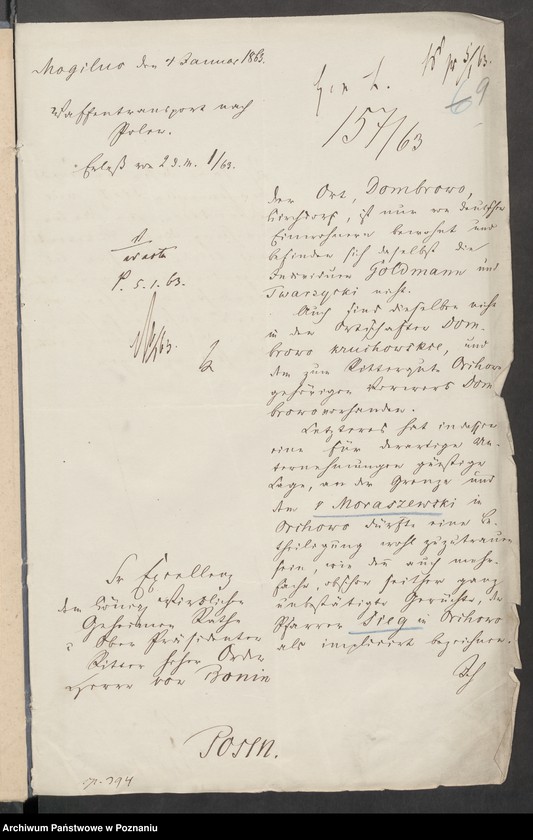 Obraz 13 z jednostki "Die in Paris bei Mitgliedern der polnischen Emigration vorgenommenen Haussuchungen."
