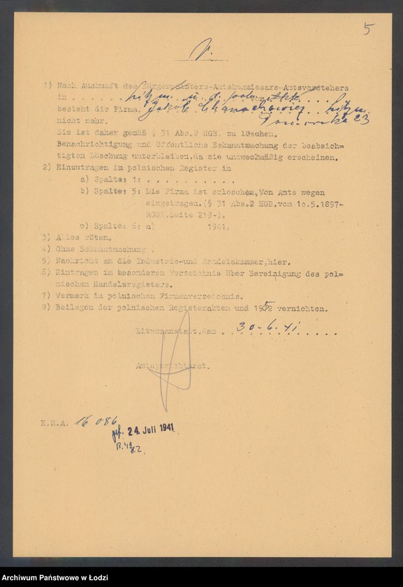 Obraz 7 z jednostki "Jakób Chanachowicz – skład apteczny"