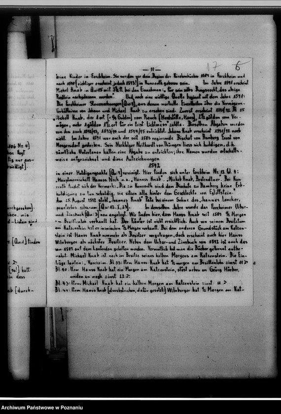 Obraz 17 z jednostki "Geschichtsblätter der Familie Knab, numery: 14 z 1926 roku, 19 i 20 z 1931 roku, 23 z 1934 roku i 26 z 1937 roku"