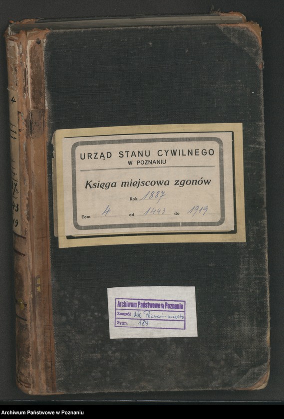 Obraz 2 z jednostki "Księga zgonów t. IV"