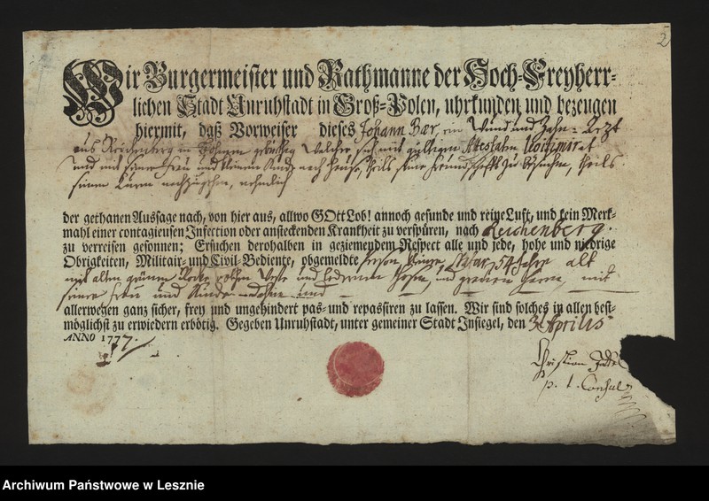 Obraz 5 z jednostki "[Reisepässe für Christen]"